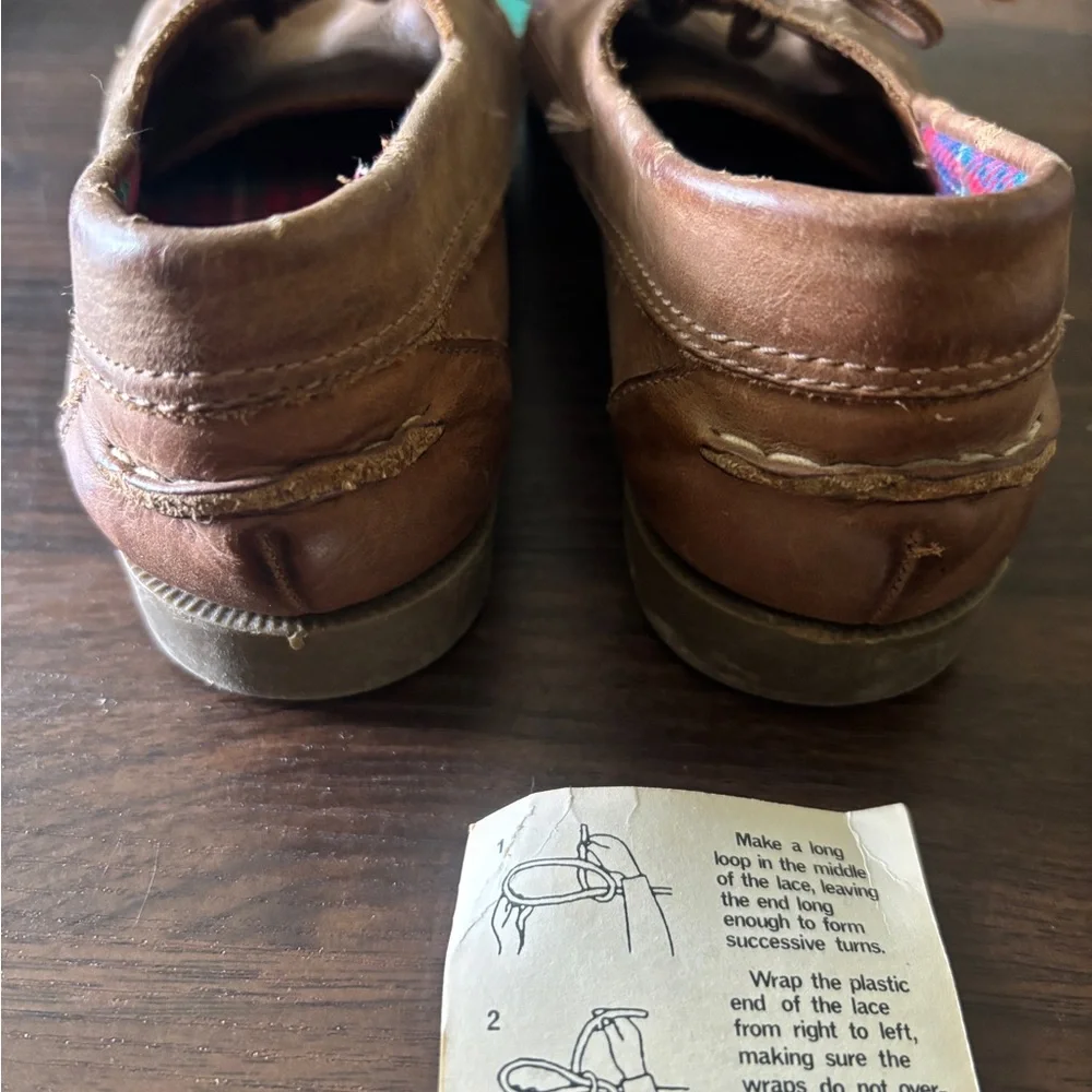 MIA vintage genuine Leather Boat Shoes